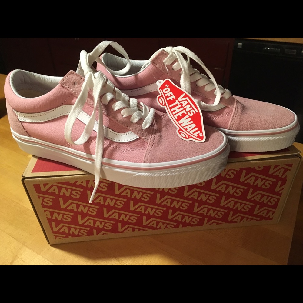 Brand new pink vans old skools